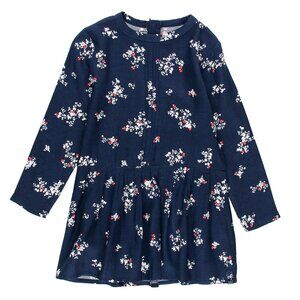 Floral Navy Kids Casual Dress